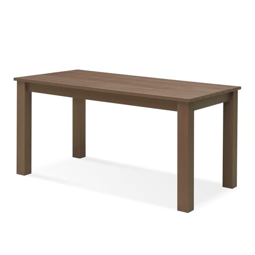 59" Rectangle Poly Lumber Dining Table for 6 Z353
