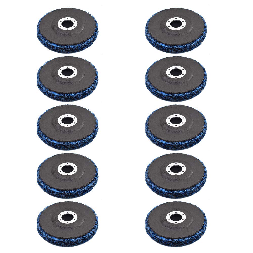 10 Pack 4-1/2" x 7/8" Strip & Clean Discs for Angle Grinders N85275