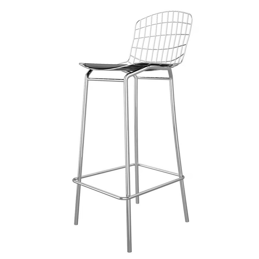 Silver and Black Barstool G253862