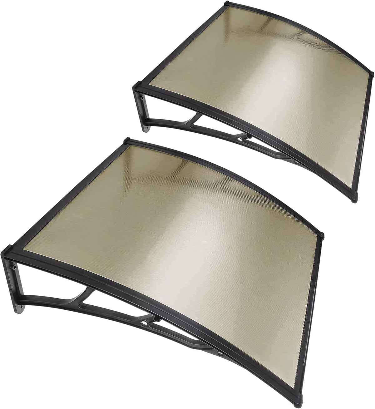 40x40 Clear Door Window Awning Patio Cover Polycarbonate Hollow Sheet D975