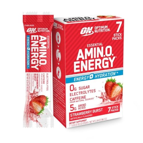 Strawberry Burst Energy Powder Stick Packs, 7 Count S88596