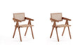Wood Dining Arm Chair Set of 2 H7424
