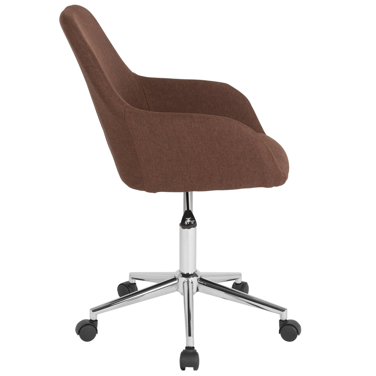 Blue Mid-Back Upholstered Swivel Chair K94150