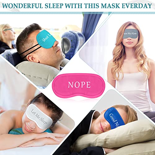 40 Pcs Soft Blackout Sleep Eye Mask with Adjustable Strap E437