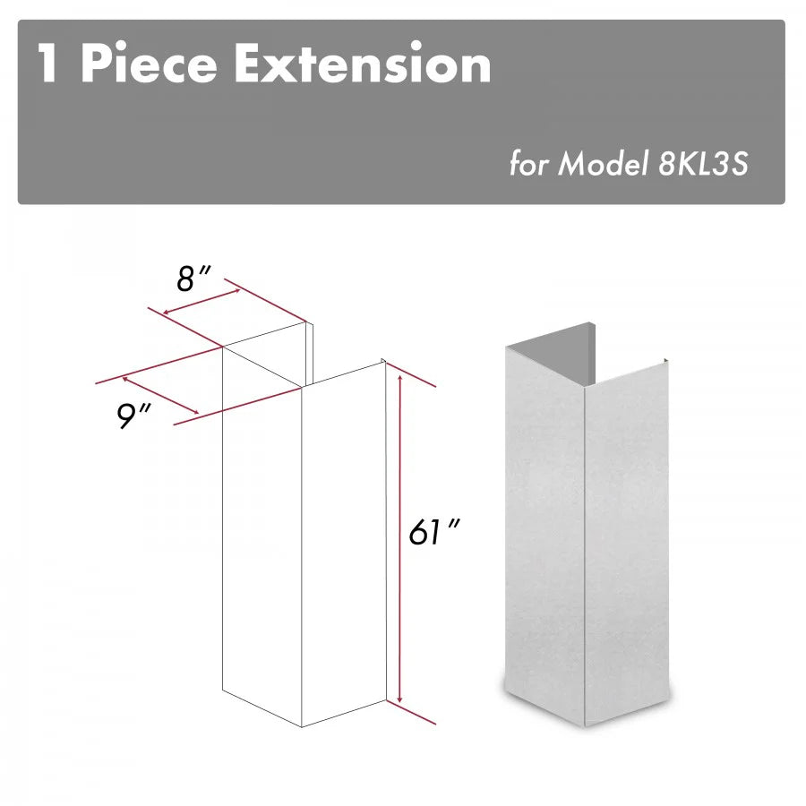 61 in. Stainless Steel Chimney Extension A8717