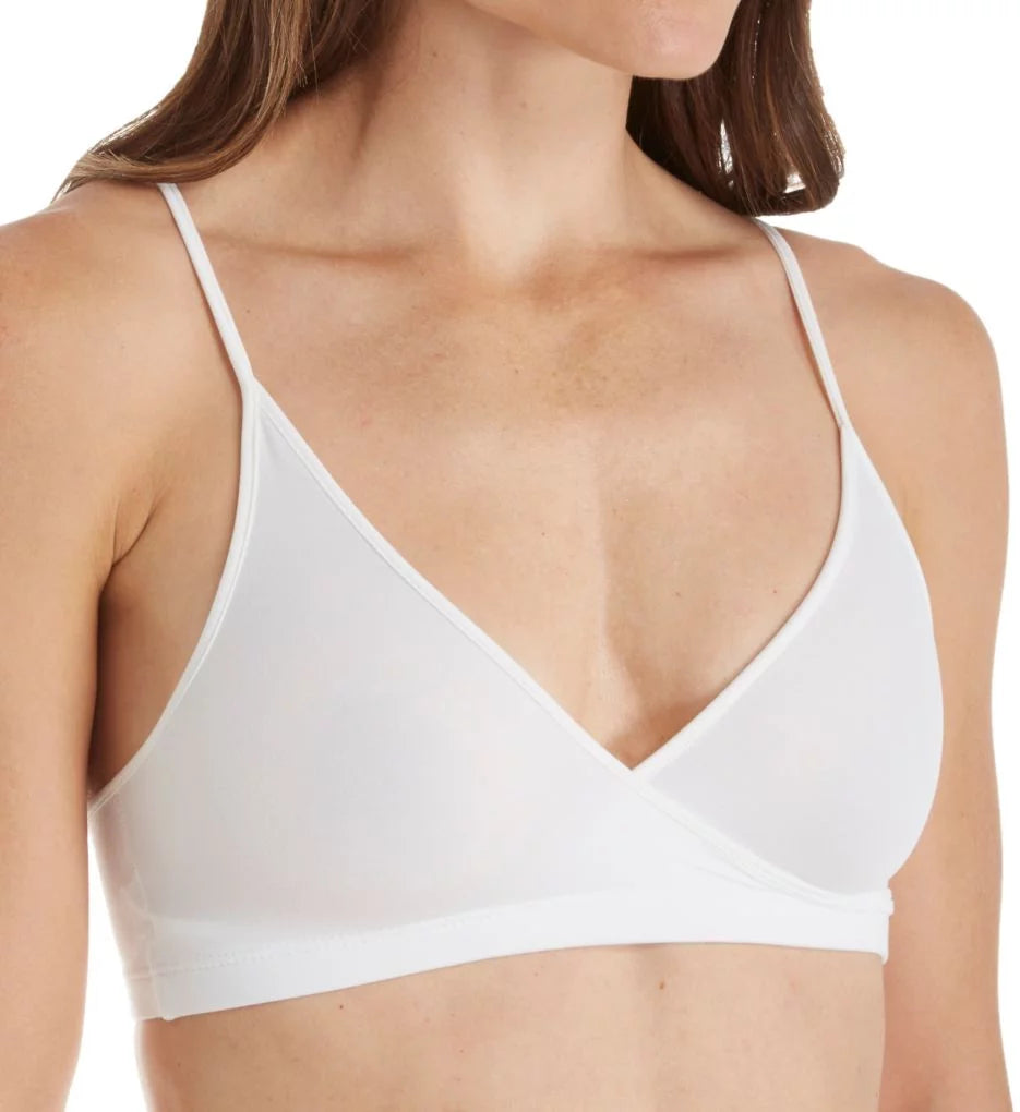 Silk Magic Microfiber Crossover Spaghetti Bra T70132