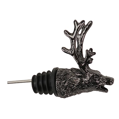 Deer Head Wine Pourer and Stopper Stainless Steel P7318