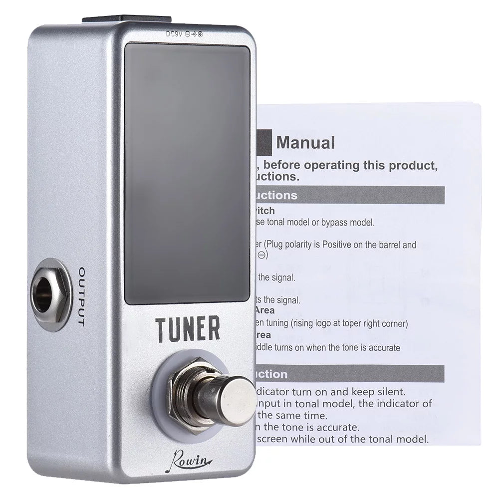 Tuner Pedal Led Display Bypass A459
