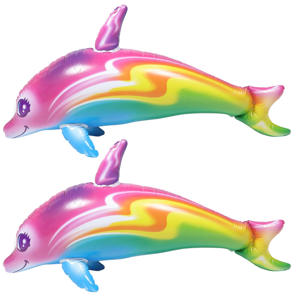2pcs Big Inflatable Dolphin Toys J141525