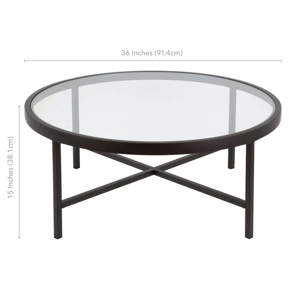 Round Metal Base Coffee Table in Brass and Gold O748