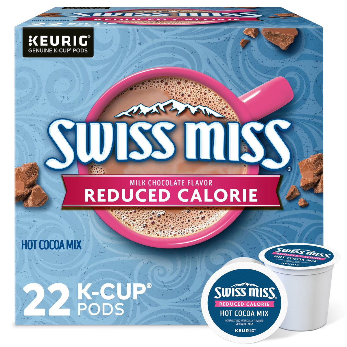 Reduced Calorie Hot Cocoa K-Cup Pods 22 Ct D195