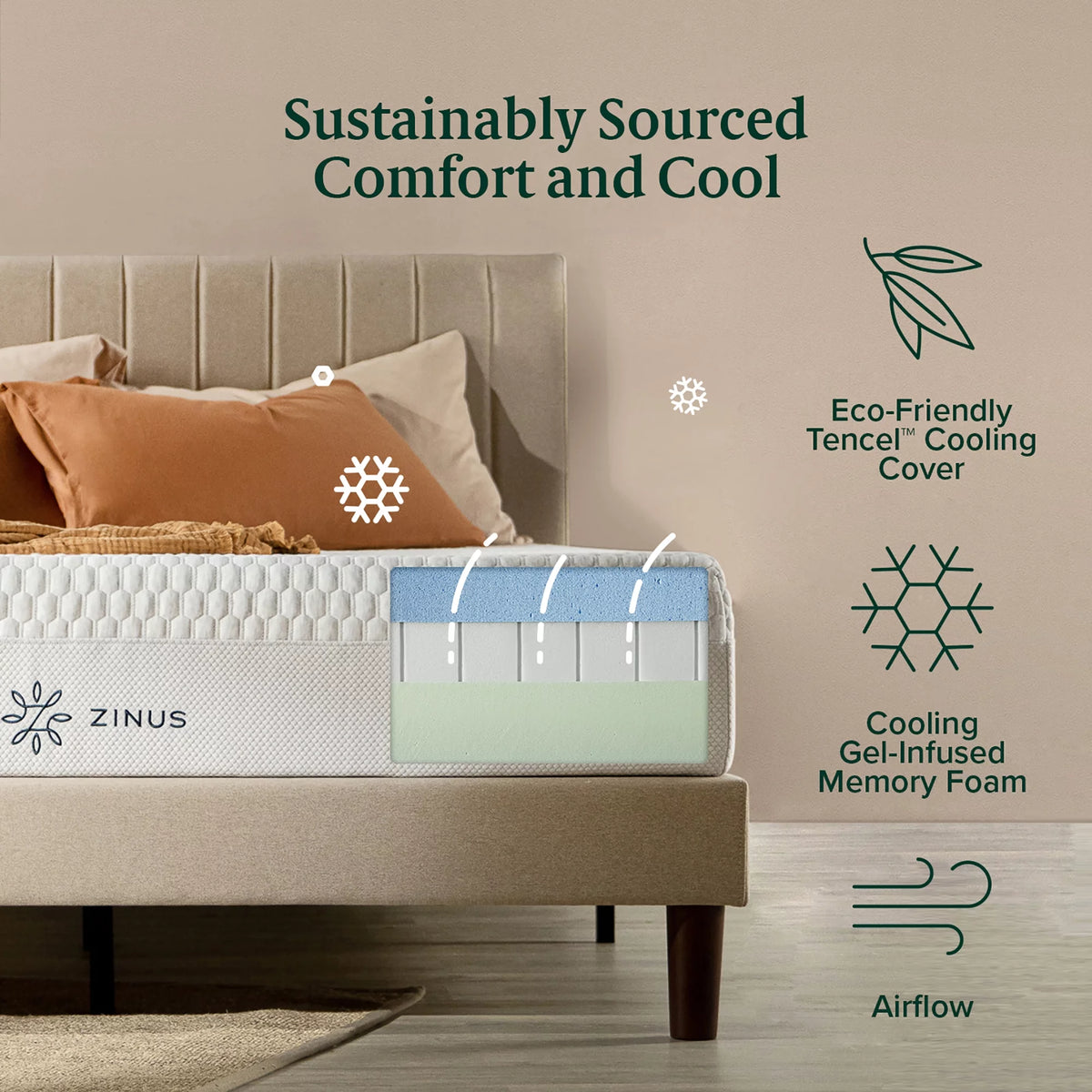 Queen Memory Foam Mattress S9724