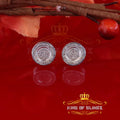0.15ct Diamond 925 Sterling Silver Stud Earrings W582