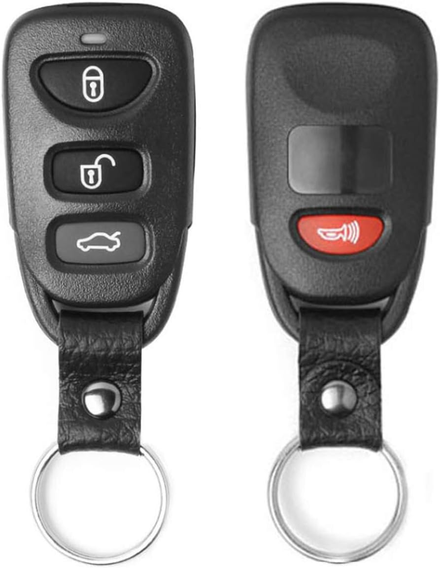 Black Pack of 2 Keyless Entry Remote Key Fob Case E37290