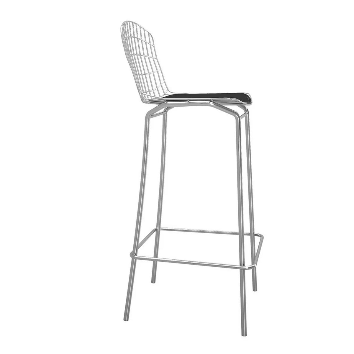 Silver and Black Barstool G253862