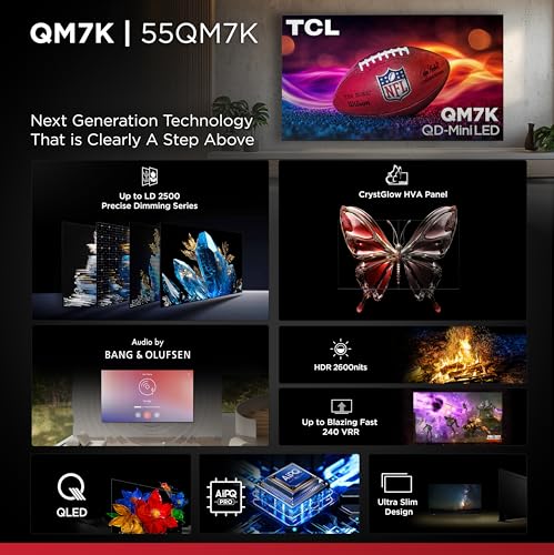 55-Inch QD-Mini LED 4K UHD Google Smart TV S6728