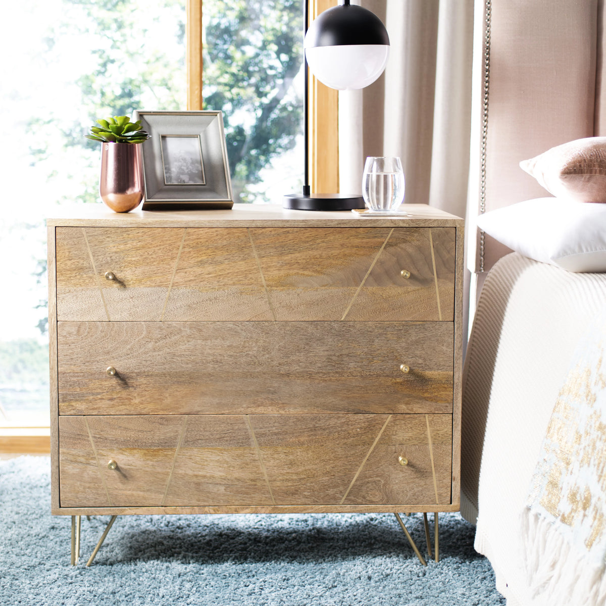 Rustic Retro 3 Drawer Chest C578