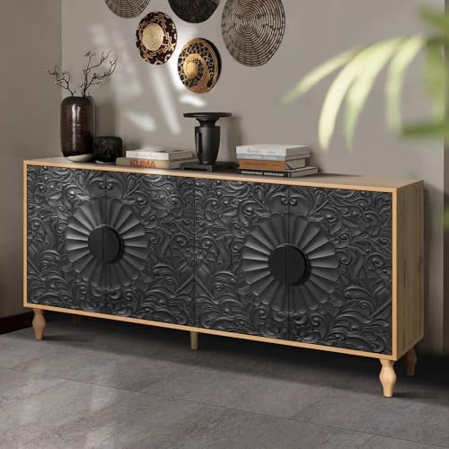 63" Sideboard Buffet with Storage Cabinet S6112
