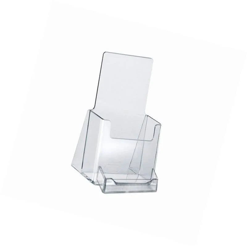 100-Pack Counter Trifold Brochure Holder with Business Card Pocket E401476