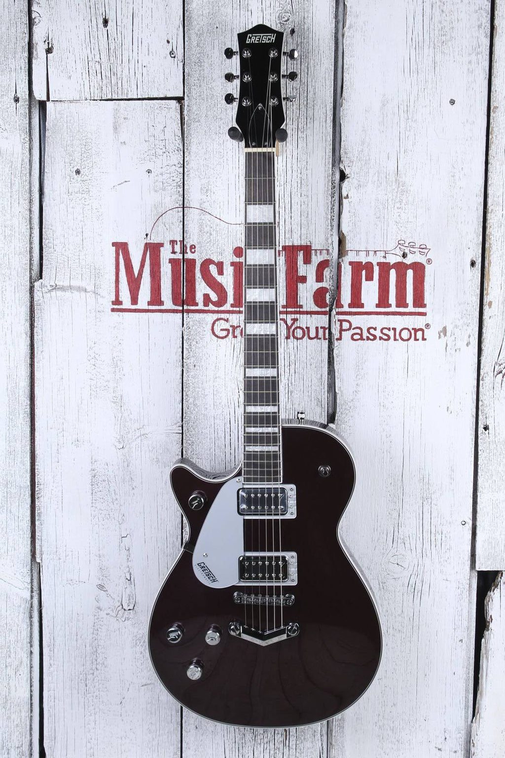 Left Handed Dark Cherry Metallic Electric Guitar U14728