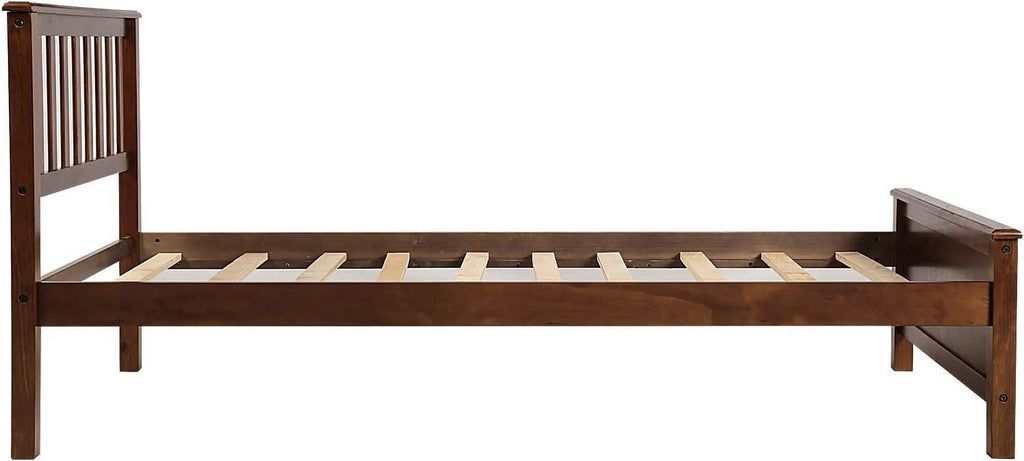Wood Platform Bed Frame with Headboard and Footboard N2532