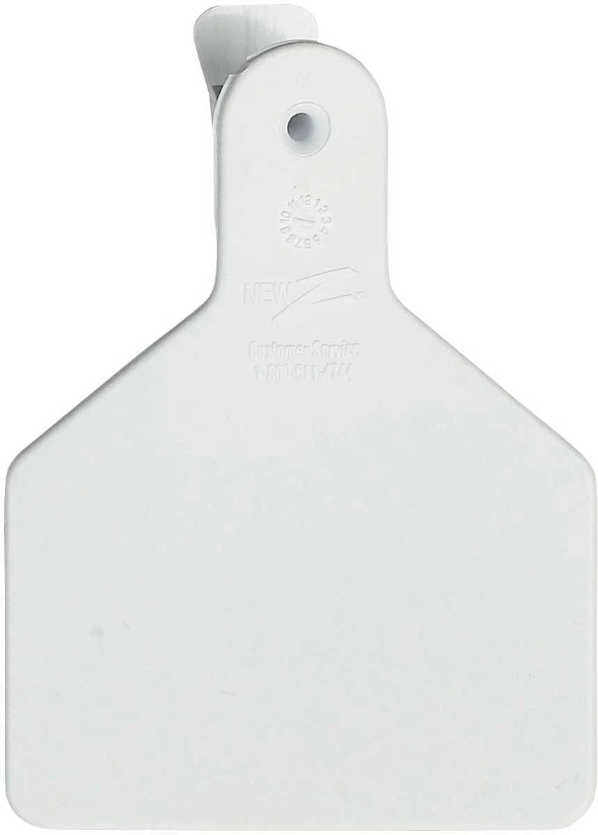 100 ct White Calf ID Ear Tags M4791