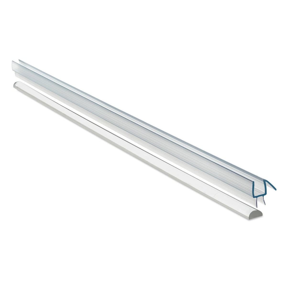 38.75x22 W x 80x22 H Hinged Frameless Shower Door Chrome Y4569