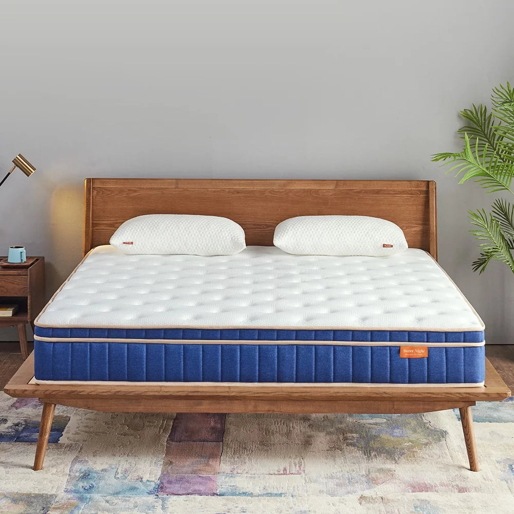 8 inch Gel Memory Foam Spring Hybrid Queen Mattress I780