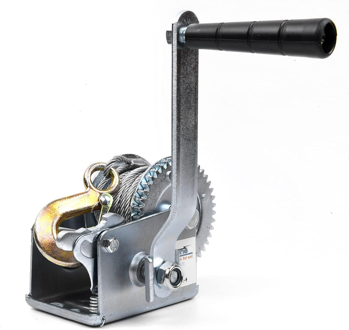2500lbs Two-Way Ratchet Gear Manual Winch with 32.8 ft Steel Wire, Pack of 2 Y39850