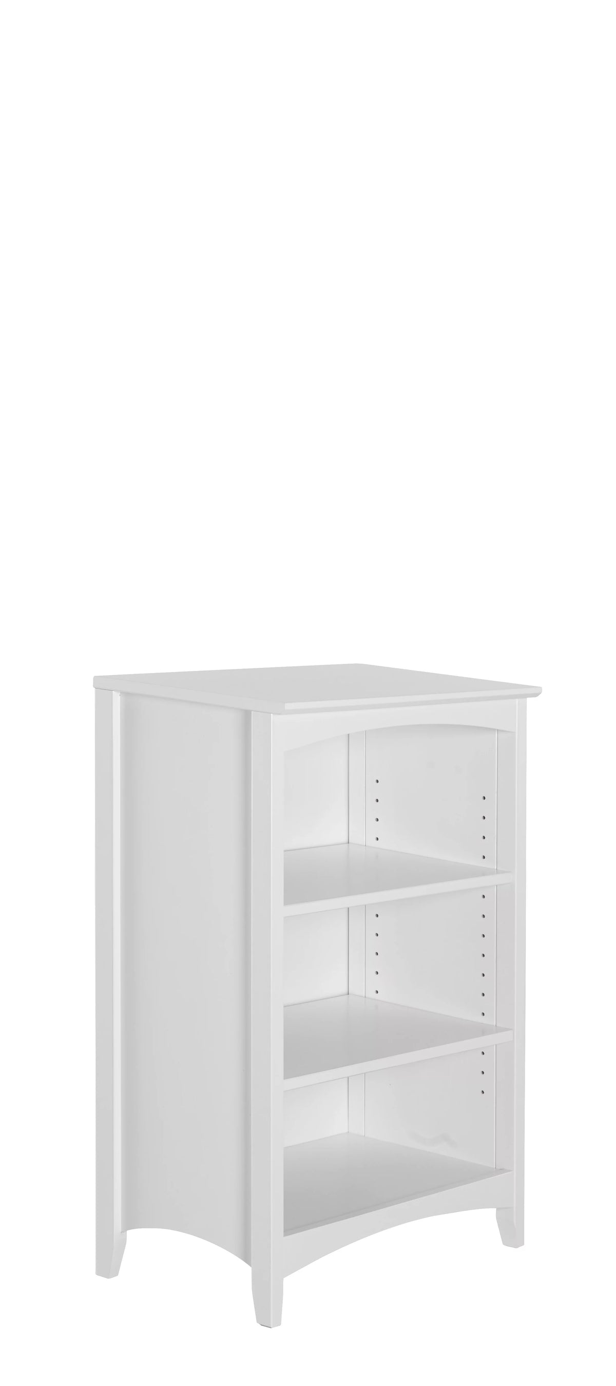White Finish Shaker Style Bookcase H7968