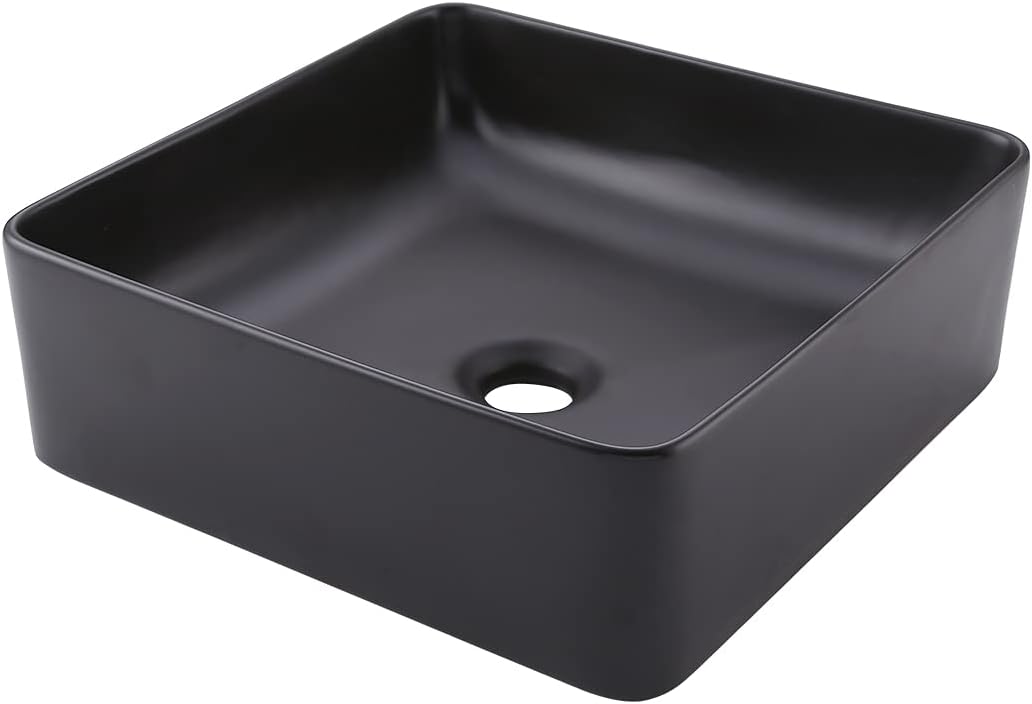 14 Inch Square Ceramic Vessel Sink Y8723
