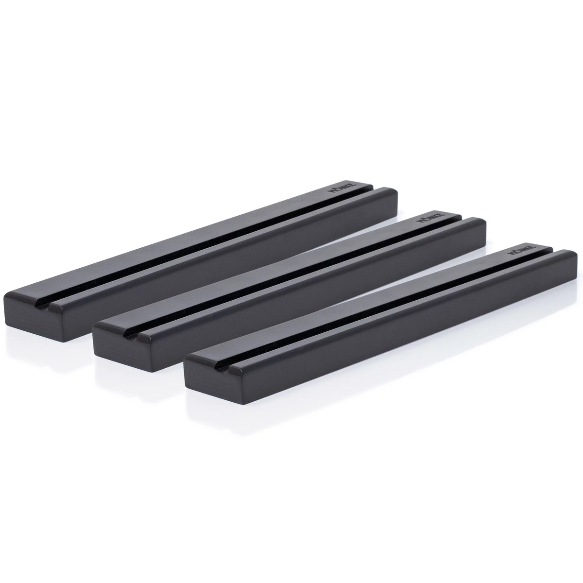 Vinyl Record Wall Mount 3 Display Ledges Solid Wood Black V5525