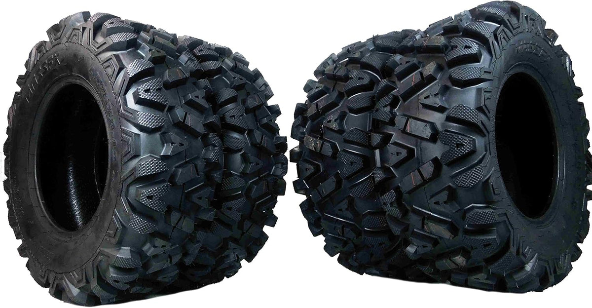 25x8-12 25x10-12 6 PLY 25" Tubeless ATV UTV Tire Set J828101