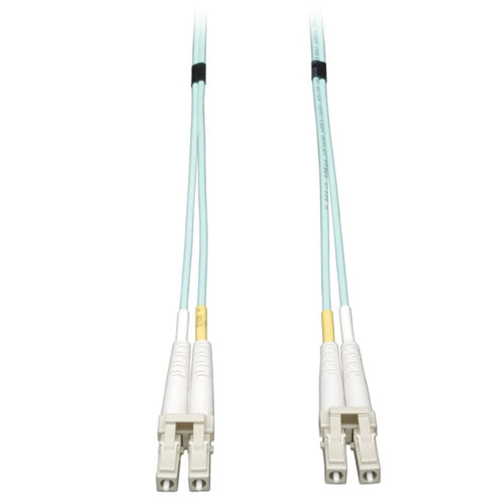 Aqua 35M LC/LC Fiber Patch Cable O6175
