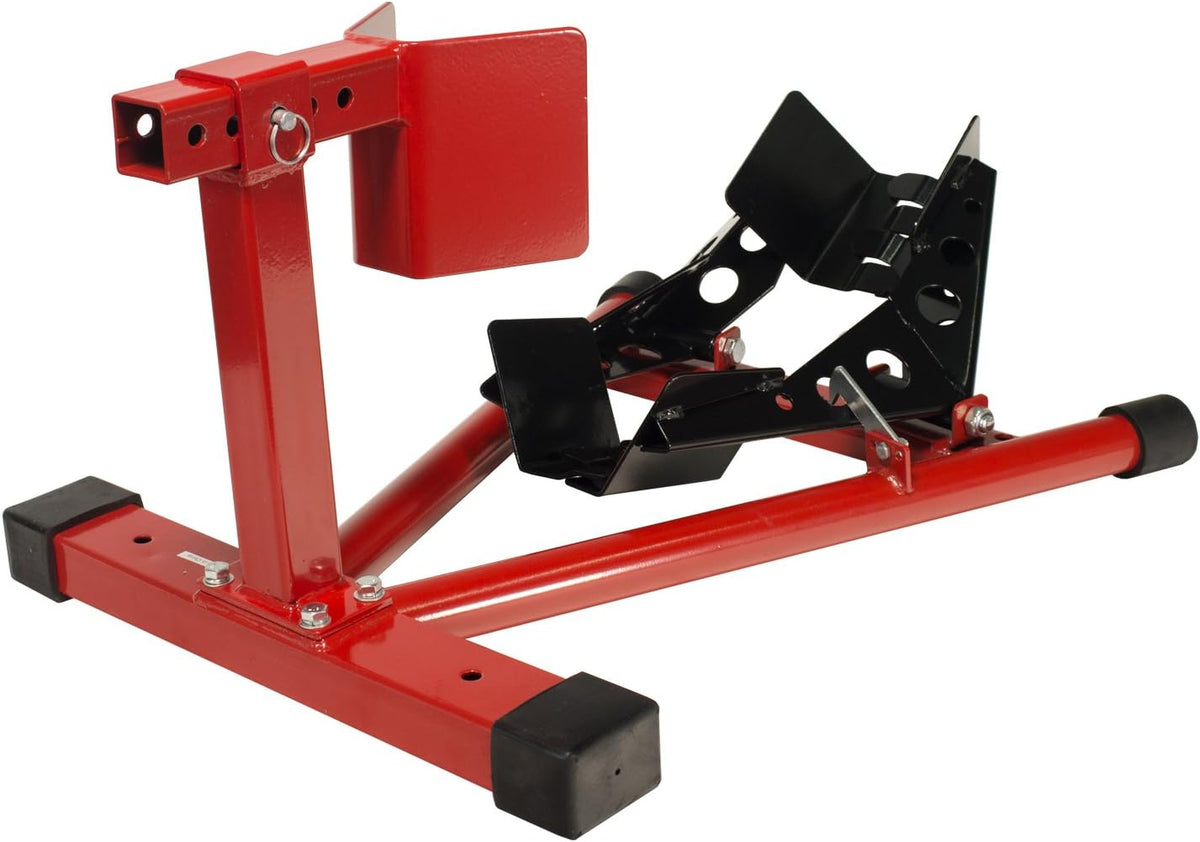 Motorcycle Wheel Chock Locking & Adjusting Stand fits 16" - 21" Tire S86817