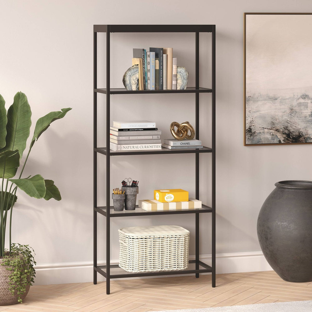 Blackened Bronze Bookcase F823439