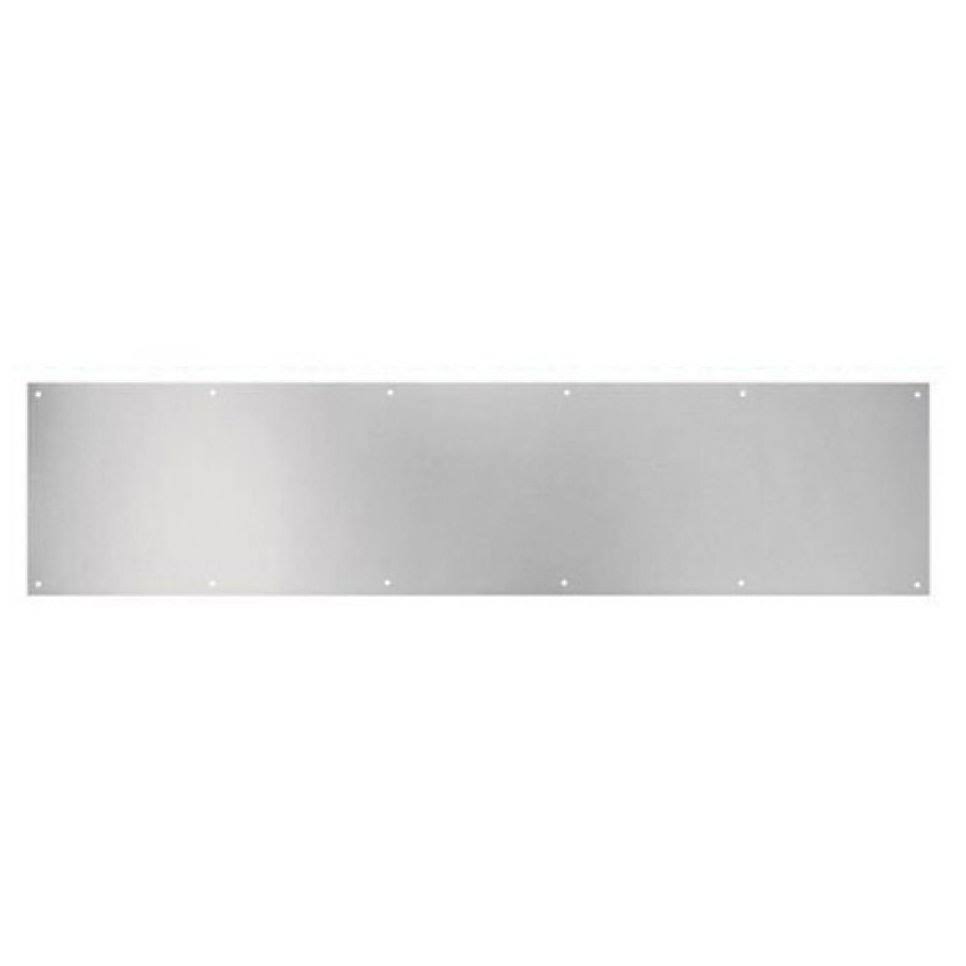 Satin Brass/Black Kick Plate K117179