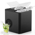 White Nugget Ice Maker Machine, 26lbs in 24Hrs, Auto-Cleaning Portable Ice Maker with Basket and Scoop B374