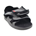 Smoke Grey-University Red Slide Sandals F4180