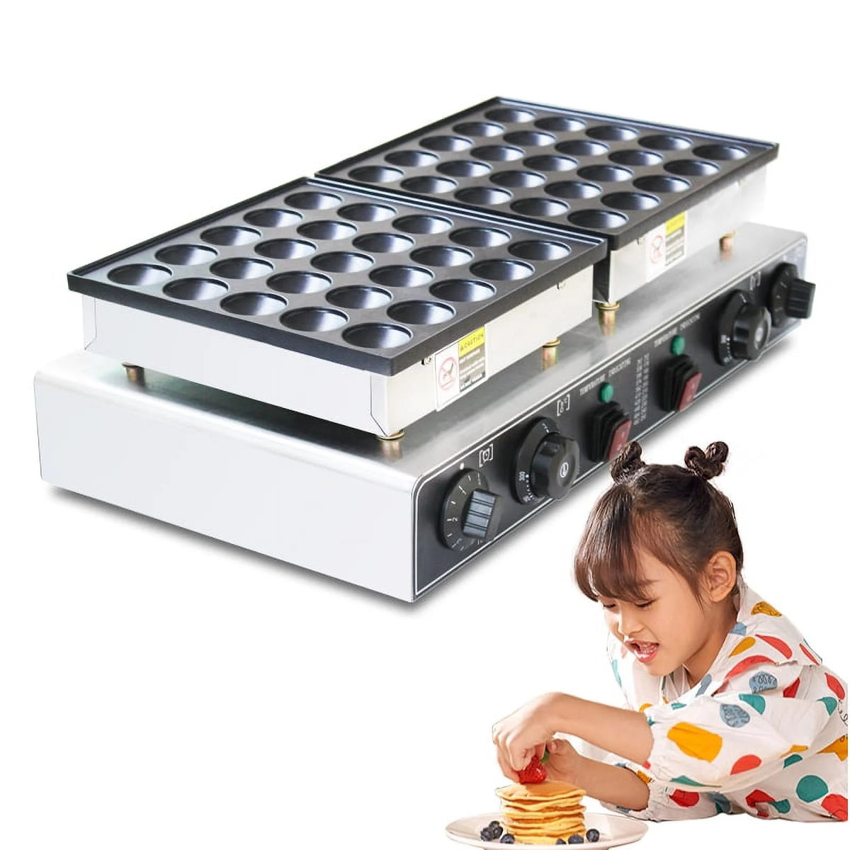50PCS Nonstick Electric Dutch Pancake Maker Y424420