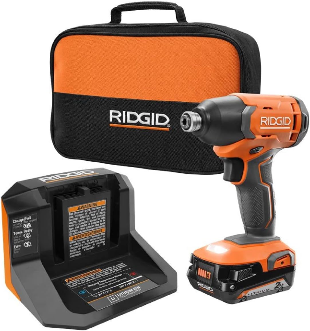 18V Cordless 1/4 in. Impact Driver Kit with 2.0 Ah Battery and Charger Z992