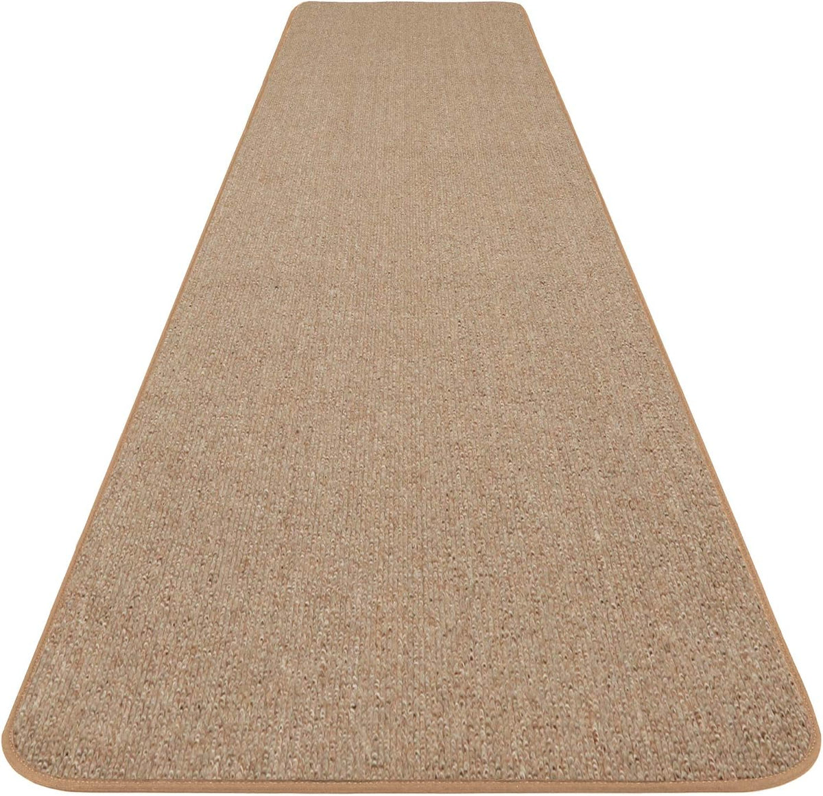 Skid-Resistant Carpet Runner Pebble Beige 12 Feet X 27 Inches R30154