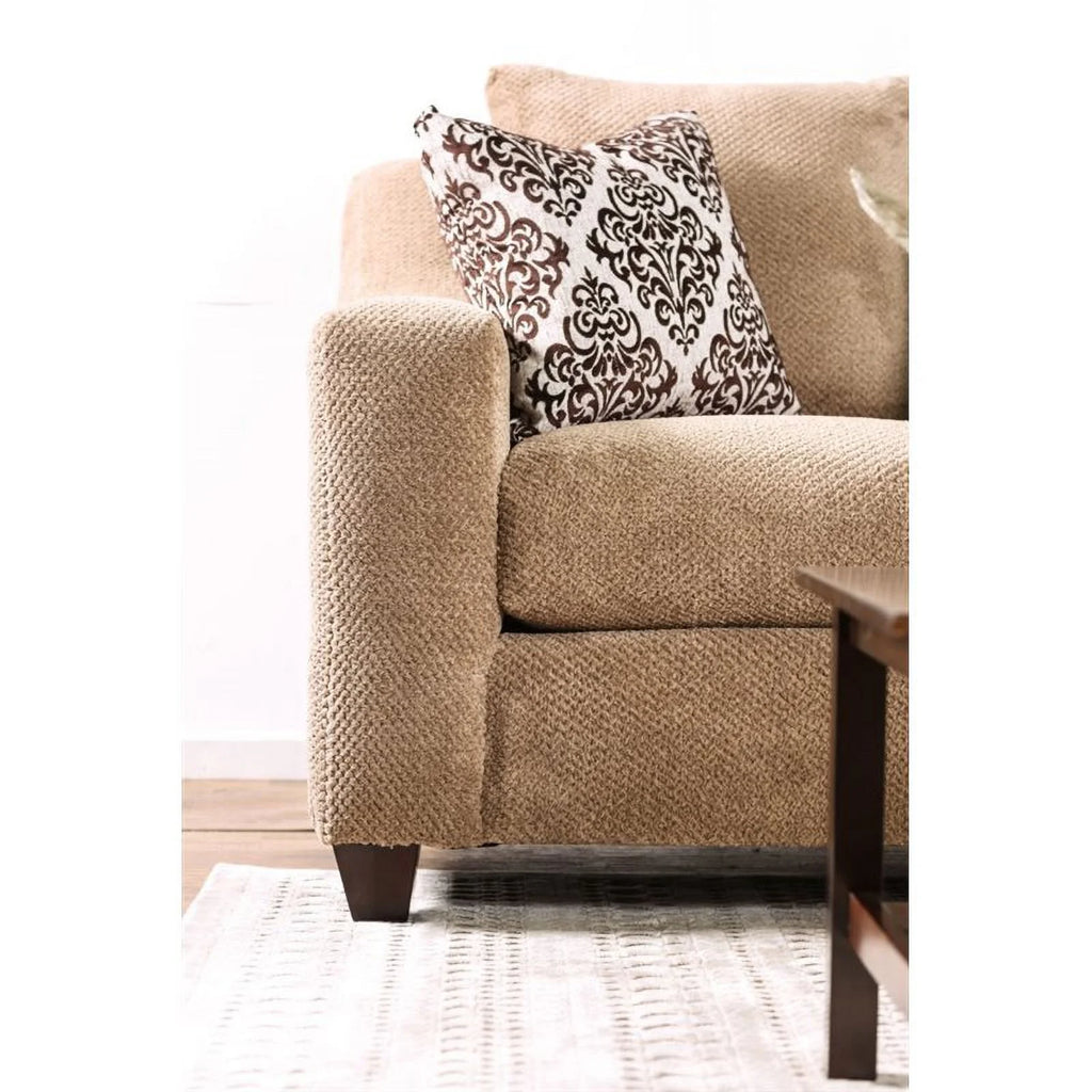 Brown Microfiber Sofa G50513