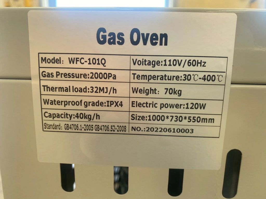 Single Deck Gas Propane Pizza Oven Q312628