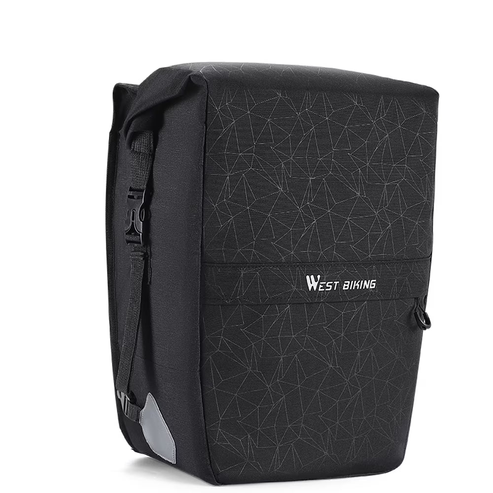 Oxford Cloth Expandable Bike Rear Seats Bag Q7359
