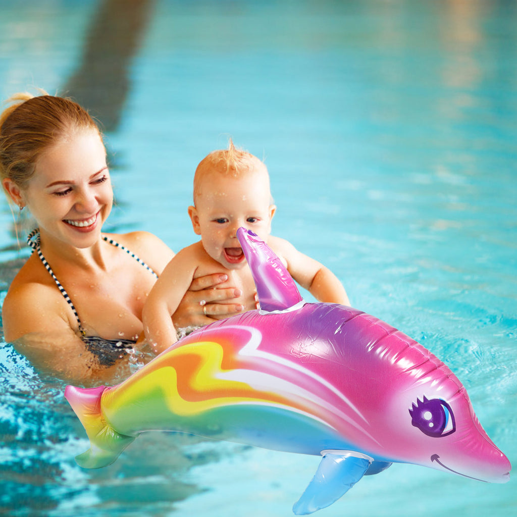 2pcs Big Inflatable Dolphin Toys J141525