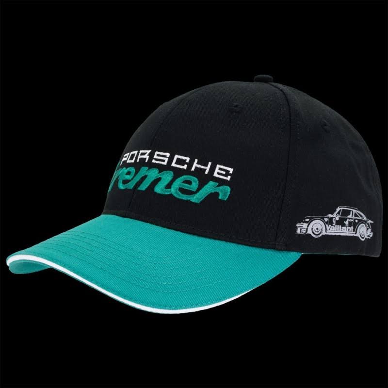 Black / Green Porsche 911 Carrera Hat P83386