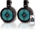 8 Inch Waterproof Marine Speakers with LED Lights A277