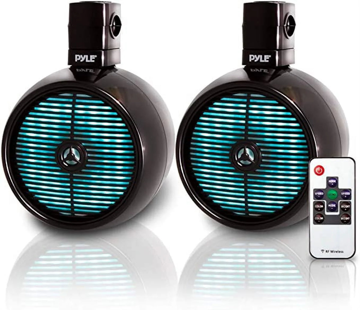 8 Inch Waterproof Marine Speakers with LED Lights A277