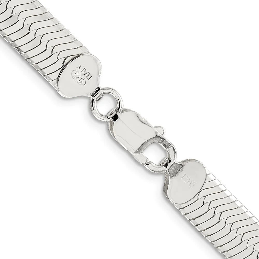 Sterling Silver 8.75mm Herringbone Chain L685